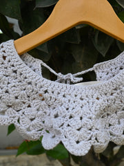 White Crochet Collar