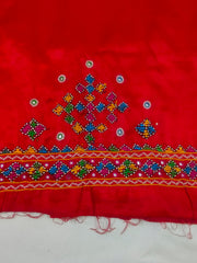Mutva Work Hand Embroidery Blouse - Unstitched