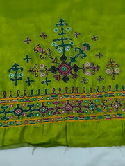 Mutva Work Hand Embroidery Blouse - Unstitched