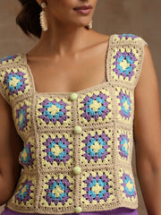 Short crochet top