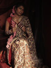 White Modal Silk Saree With Pal And Dapka Work