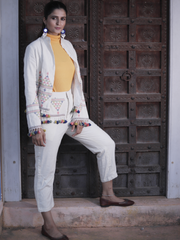 Kala Cotton Blazer Style Co-ord set