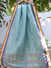 Kala cotton dupatta light sky blue colour