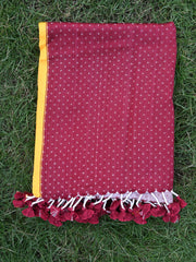 Ilaychu (mashru woven) cotton stole