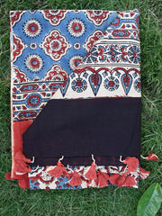 Ajrakh cotton dupatta