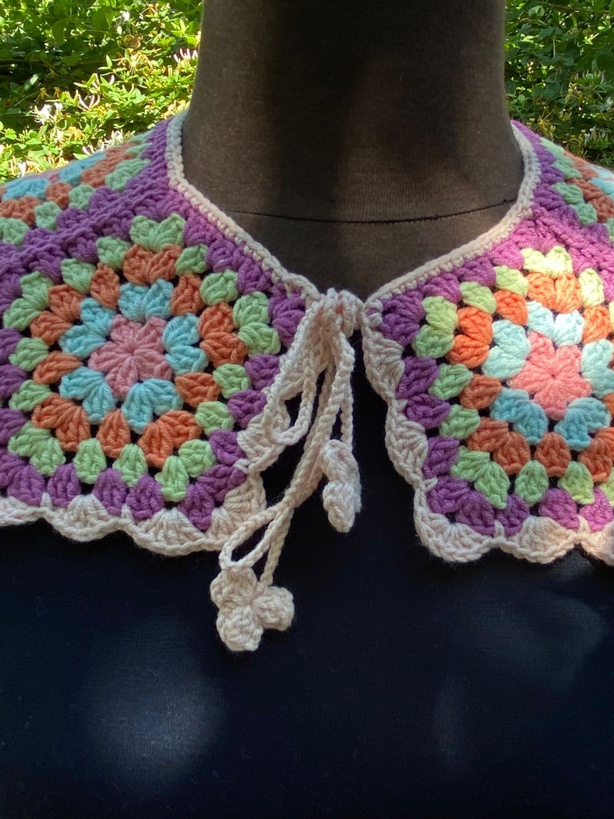 Vibrant Crochet Collar