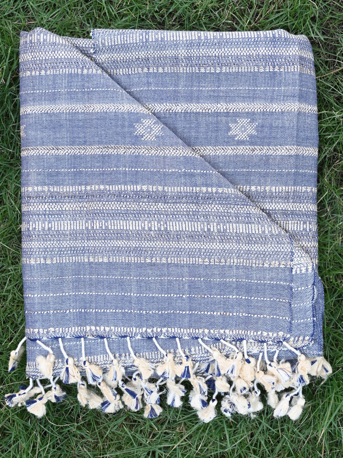 Kala cotton + tussar at Daman woven stole