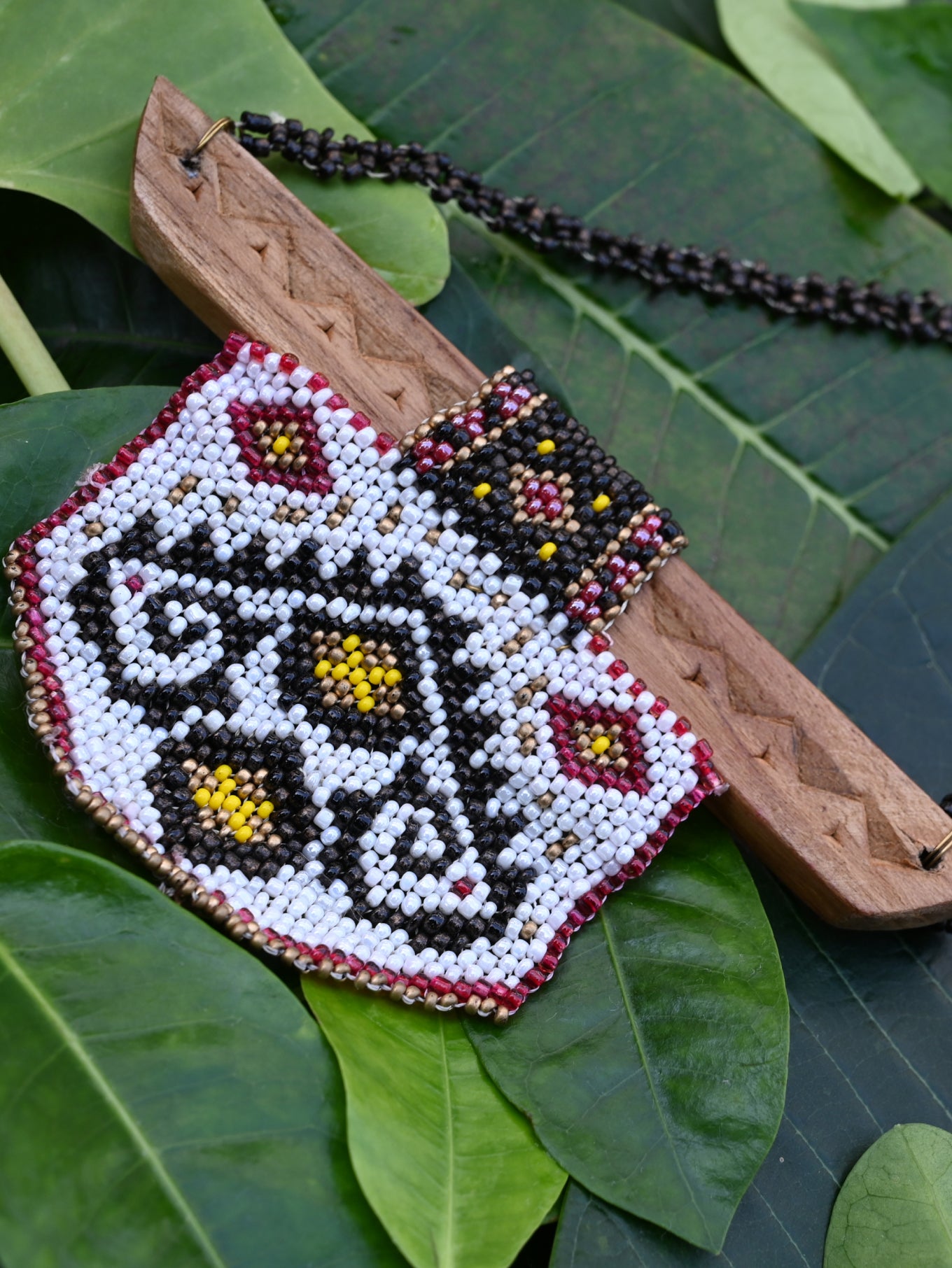 Beadwork Neckpiece with earring