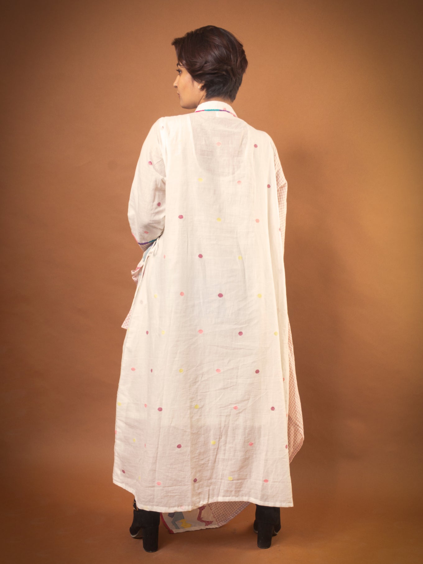 Jamdani Overlap Dress