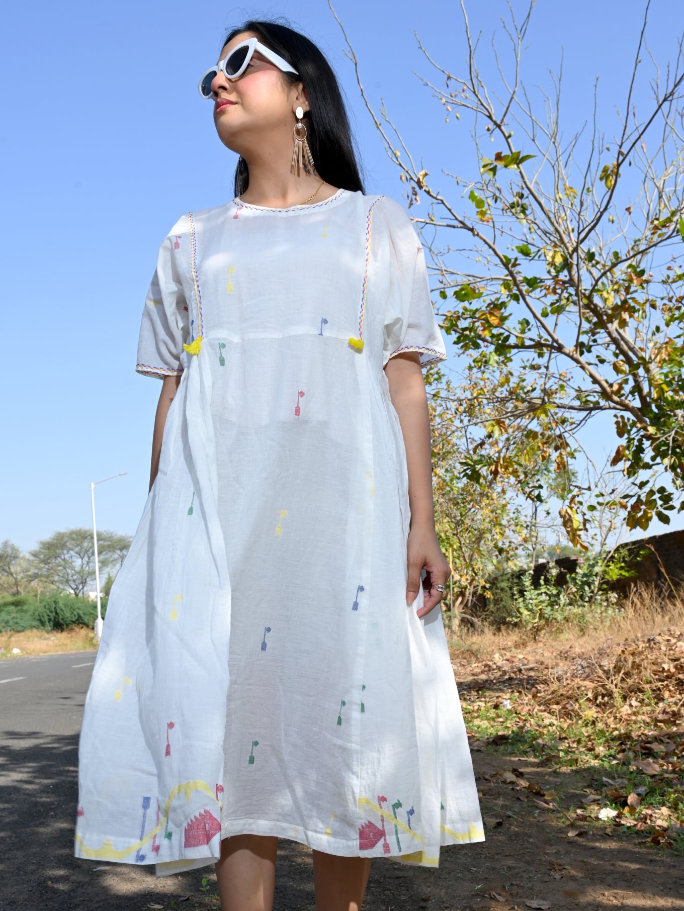 Jamdani dress