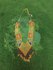 Multicolor Weave Neckpiece