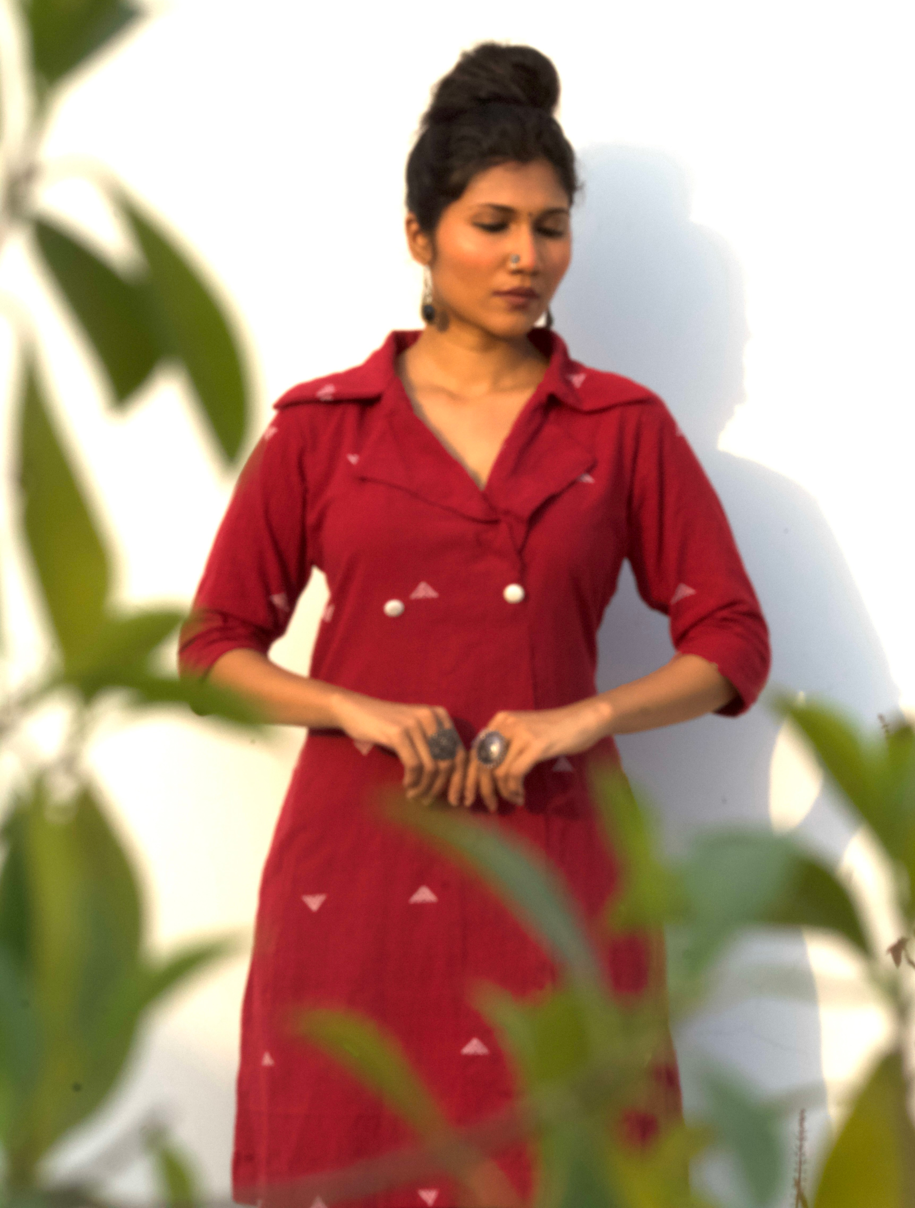 Red Dress(kala cotton)
