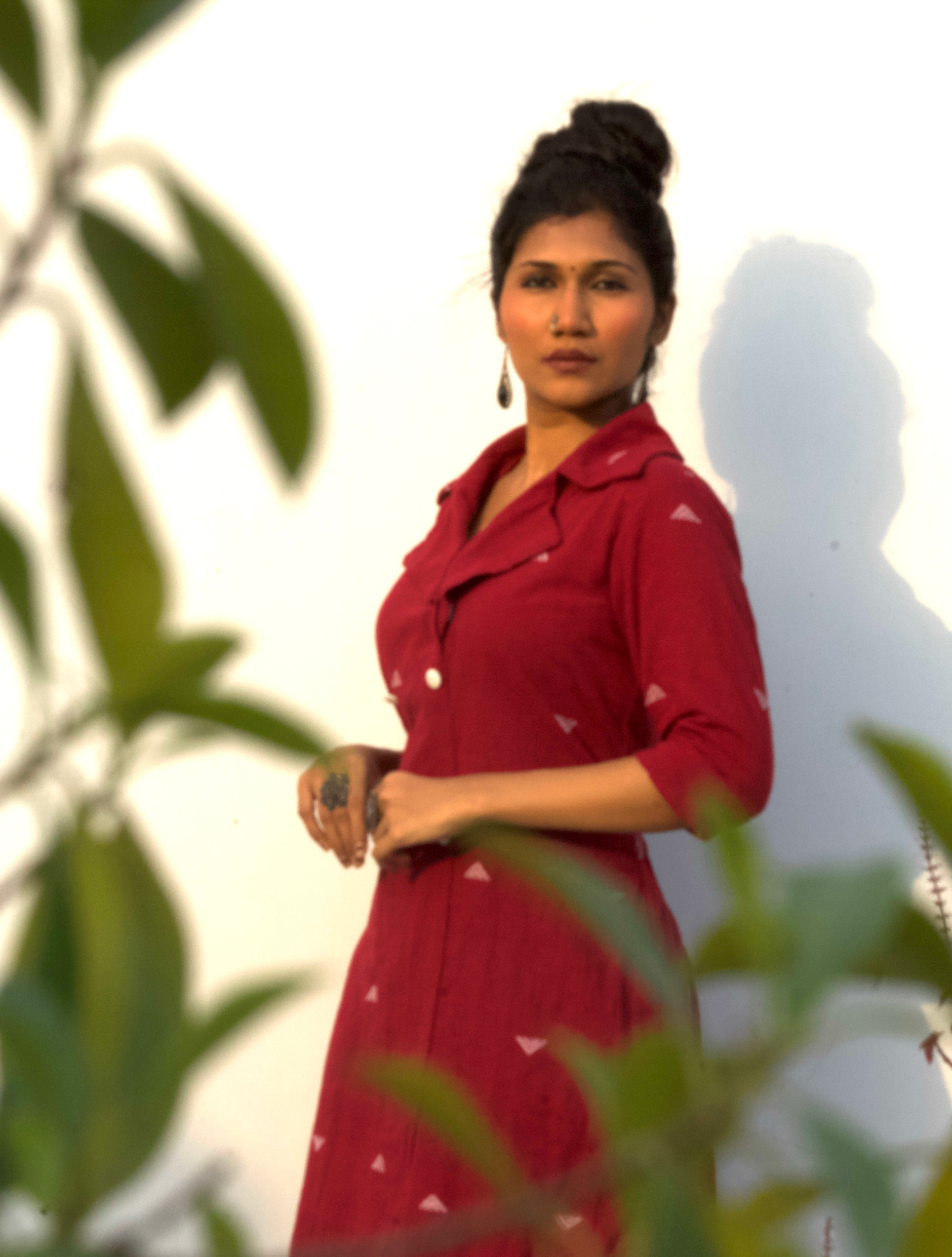 Red Dress(kala cotton)