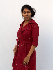 Red Dress(kala cotton)