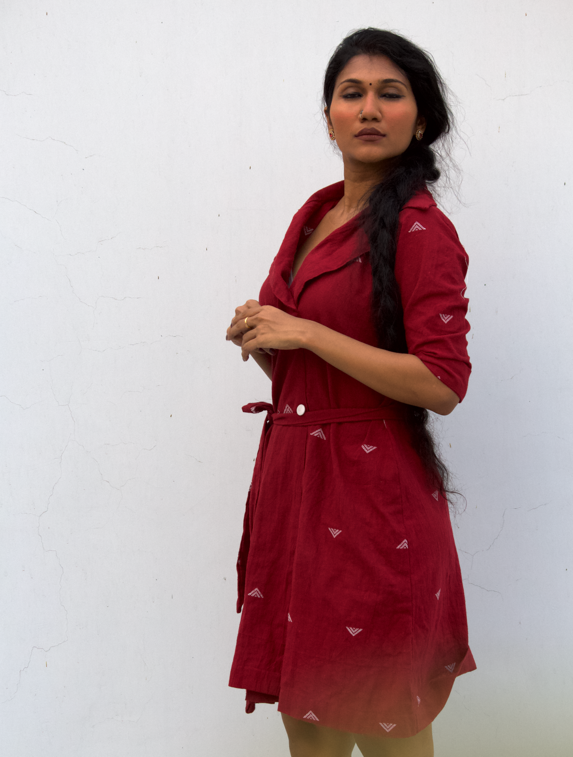 Red Dress(kala cotton)
