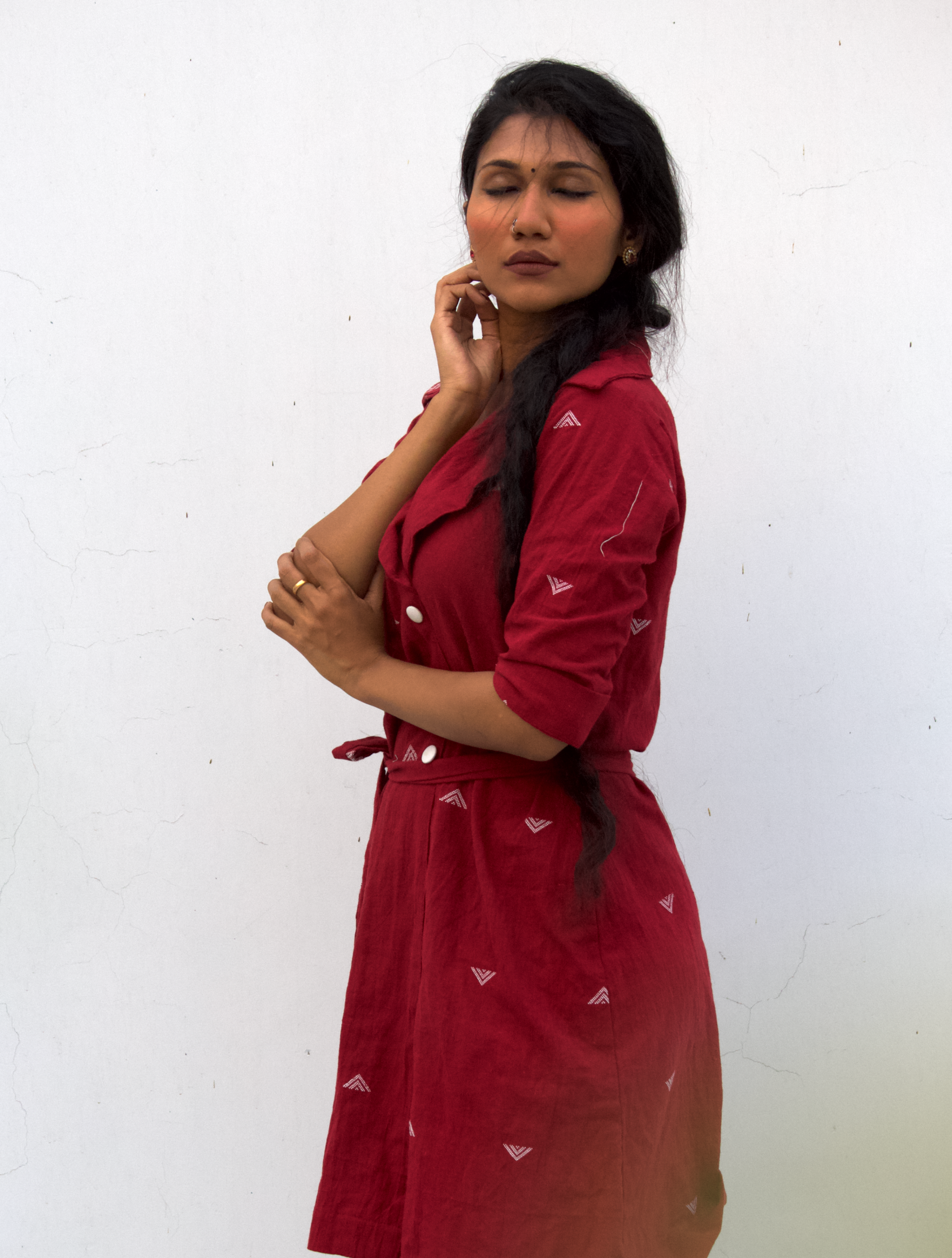 Red Dress(kala cotton)