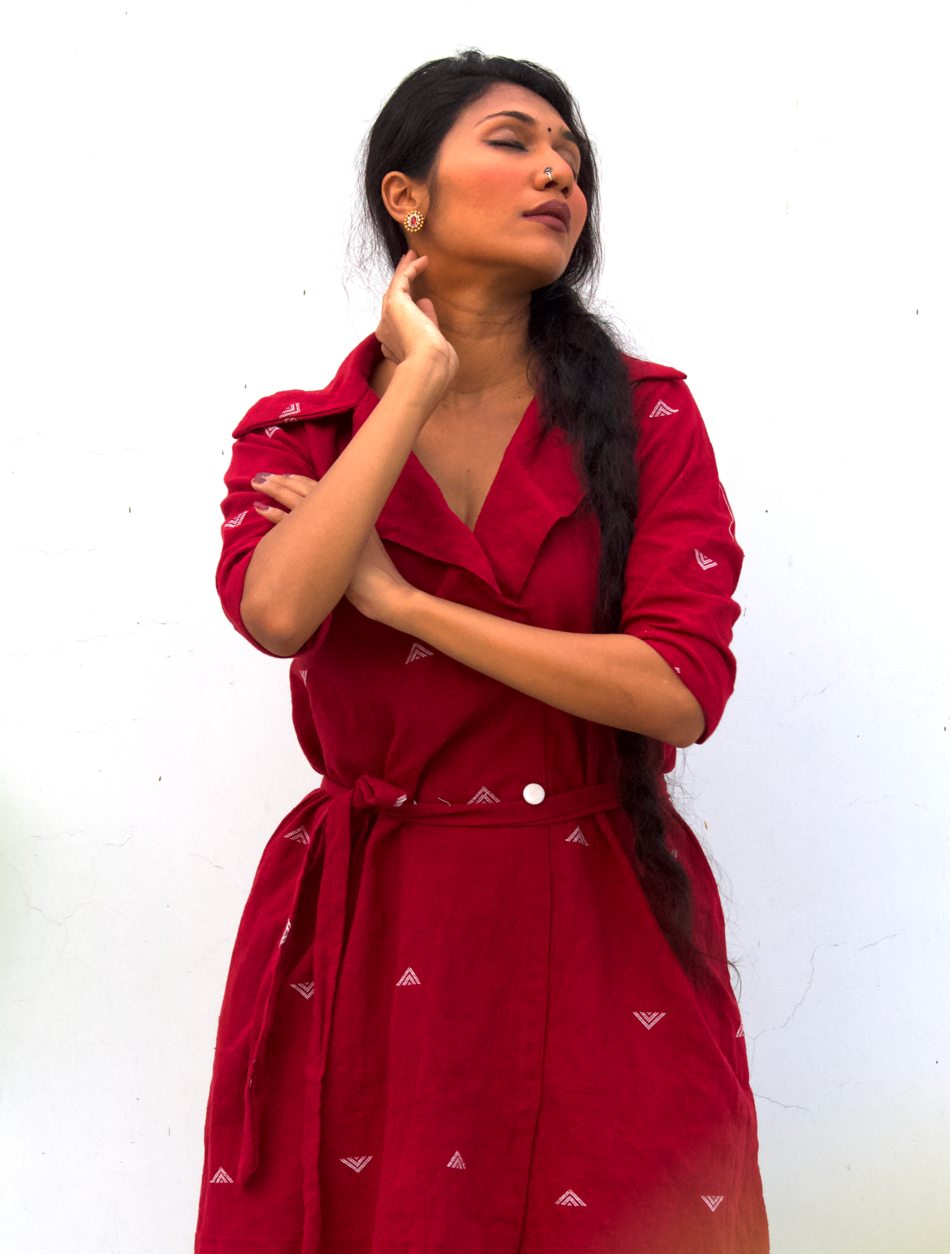 Red Dress(kala cotton)