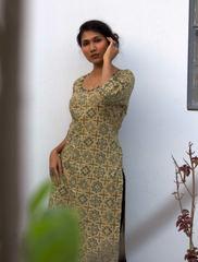 Ajrakh Straight Kurta
