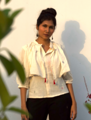 White Top Koti Style