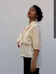 White Top Koti Style