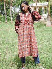 Ajrakh Hand Block-print Kurti